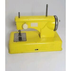 Vintage 1950s Casige Child's Sewing Machine – Metal Hand Crank – West Germany